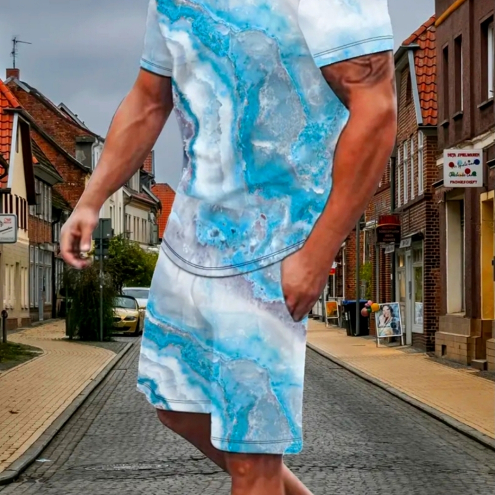 Men short set shorts and top